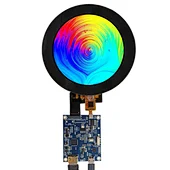 3.4Inch Tft Lcd Screen Capacitive 800X800 3.4 Round Lcd Display,Hdmi ...